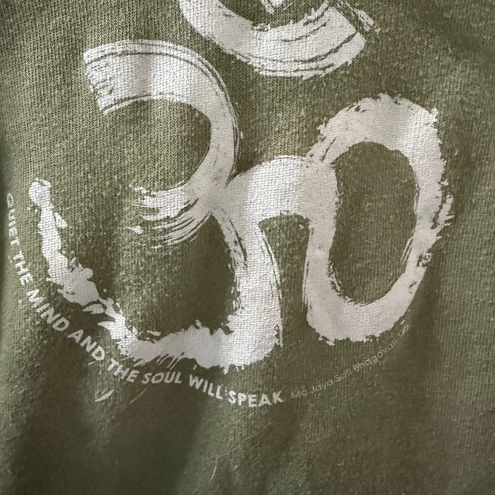 Green Om Symbol Sweatshirt